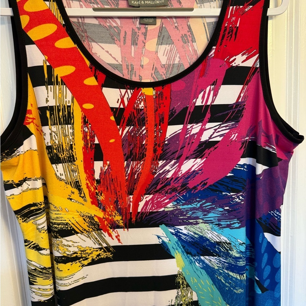 Kate & Mallory striped abstract maxi dress - Picture 4 of 7